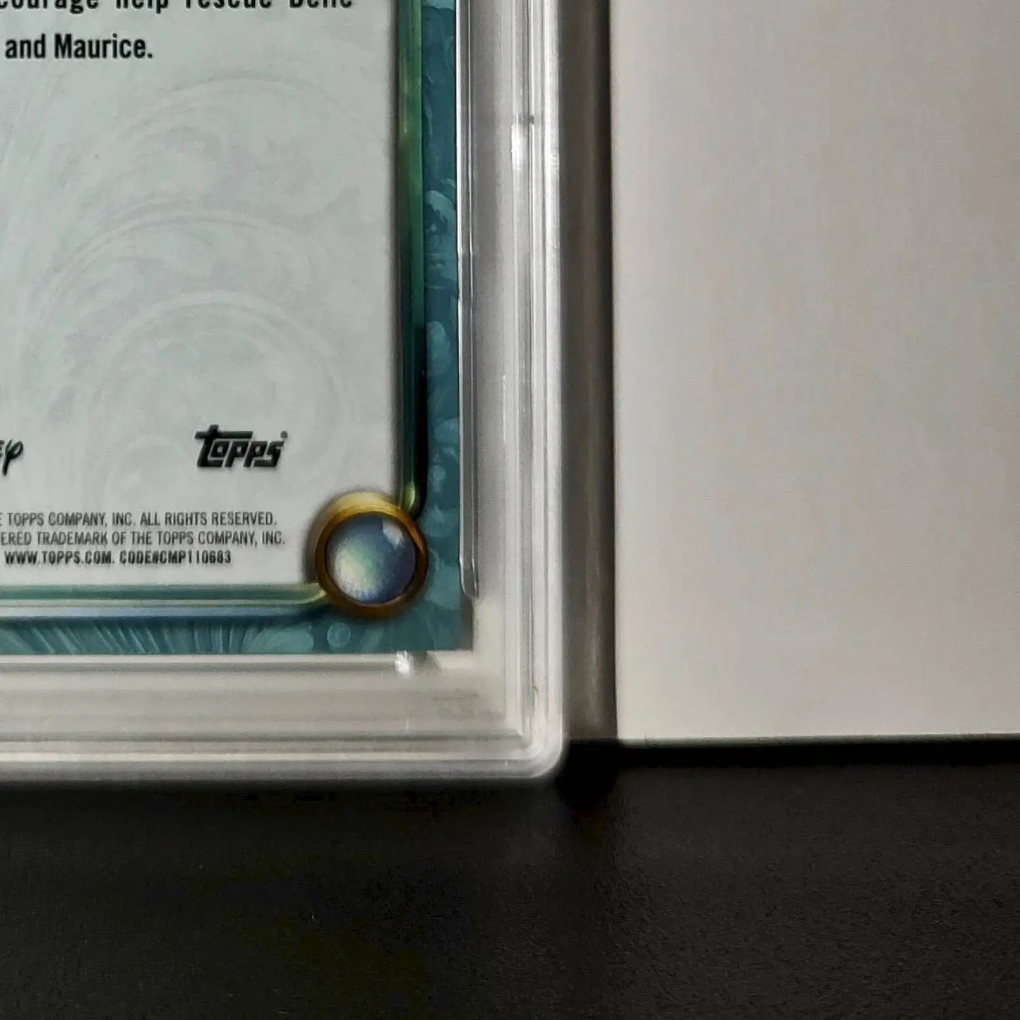 Chip 2025 Topps Disney Wonder #125 Diamond Card Beauty and the Beast PSA 9 - Non-Sports Card Single