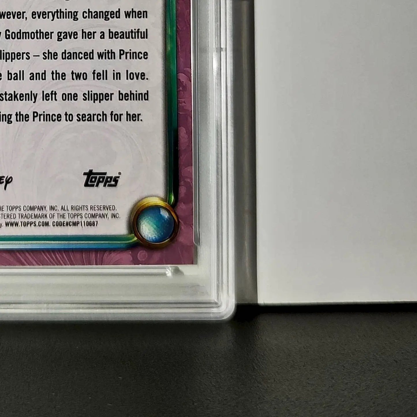 Cinderella 2025 Topps Disney Cartoon Princess #152 Card Cinderella PSA 9 MT - Non-Sports Card Single