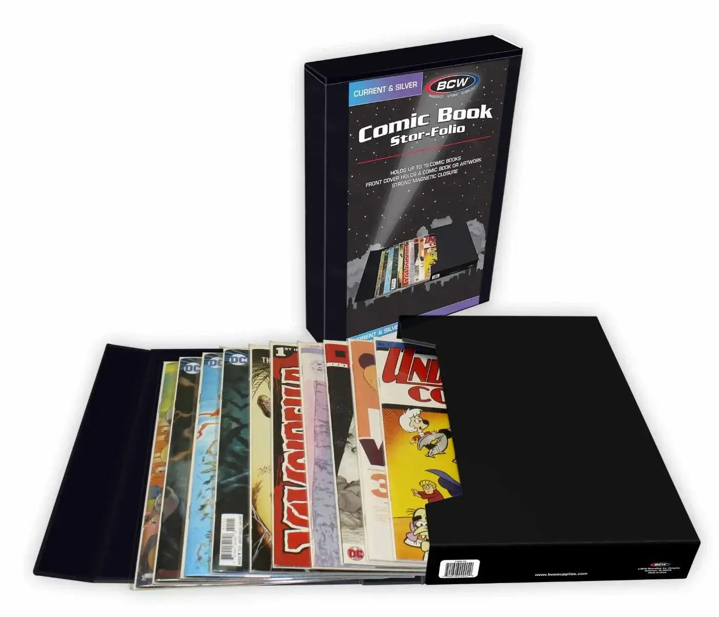 Comic Book Stor-Folio-Art-Blue Book- Holds 15 to 20 Comics - Comic Book