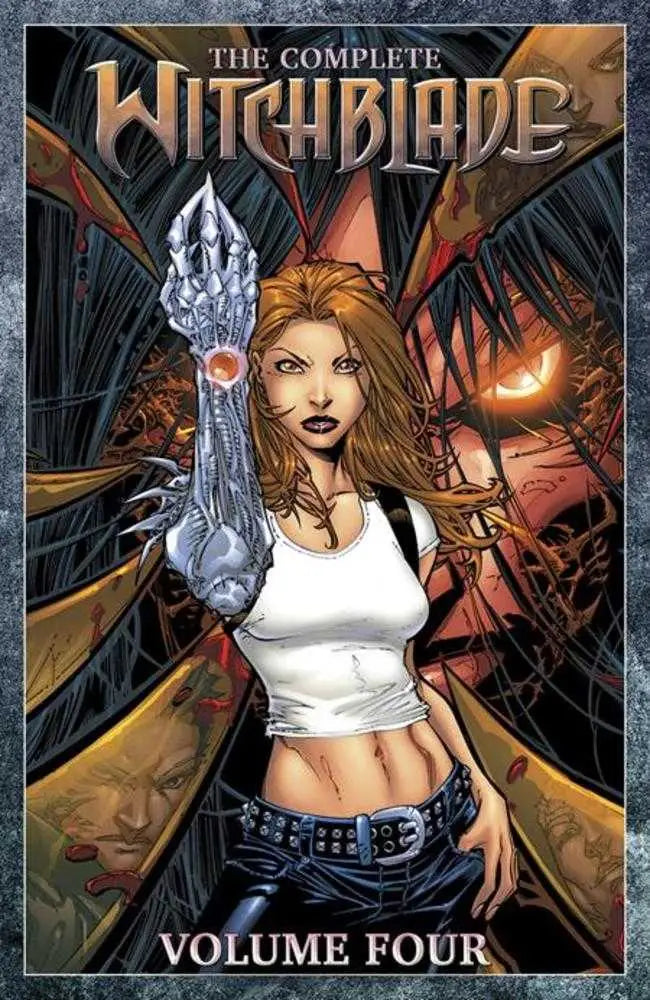 Complete Witchblade Hardcover Volume 04 comic book displayed in a Complete Witchblade hardcover product