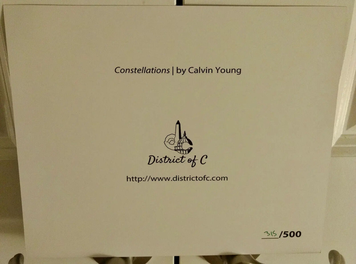 Constellations by Calvin Young - District of C Limited Edition Framed Art Print - Other