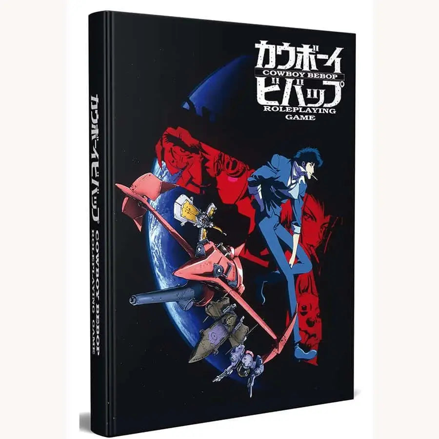 Hardback Cowboy Bebop RPG Core Rulebook for Bounty Hunters tabletop game