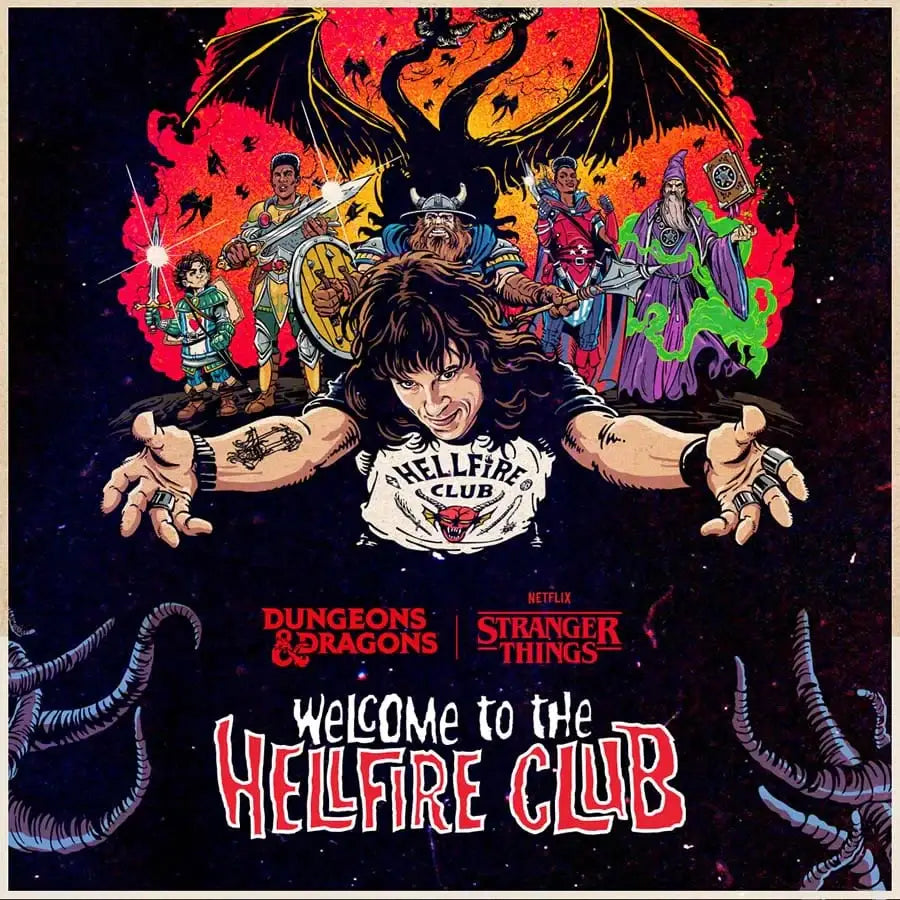 D&D Stranger Things: Welcome to the Hellfire Club Board Game - Board Game