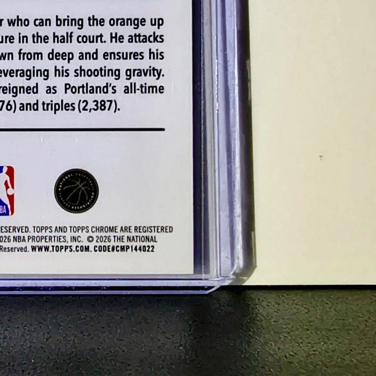 Damian Lillard 2025-26 NBA Topps Chrome Update RayWave Refractor #46 Card - Basketball Card Single