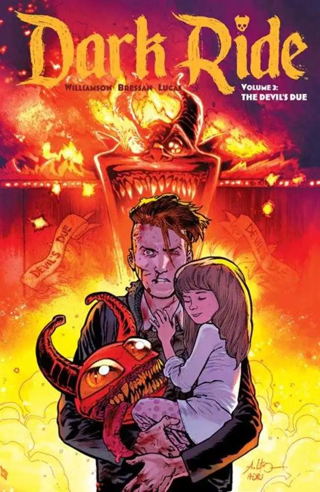 Comic book cover for Dark Ride TPB Volume 03 featuring dark ride artwork