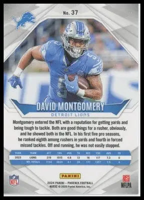 David Montgomery 2024 Panini Phoenix #37 Detroit Lions