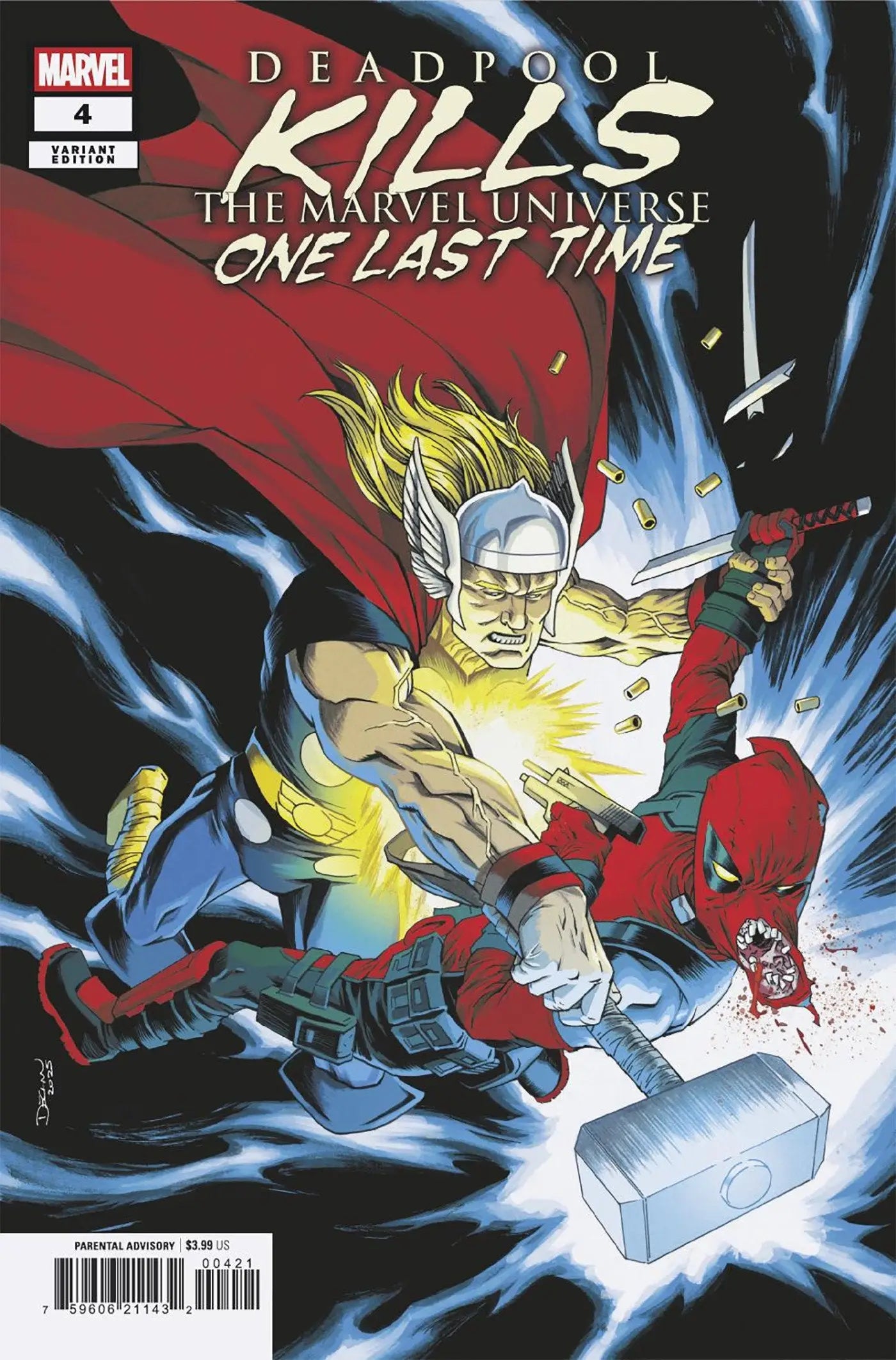 Deadpool Kills The Marvel Universe One Last Time #4 Declan Shalvey Variant - Comic Book