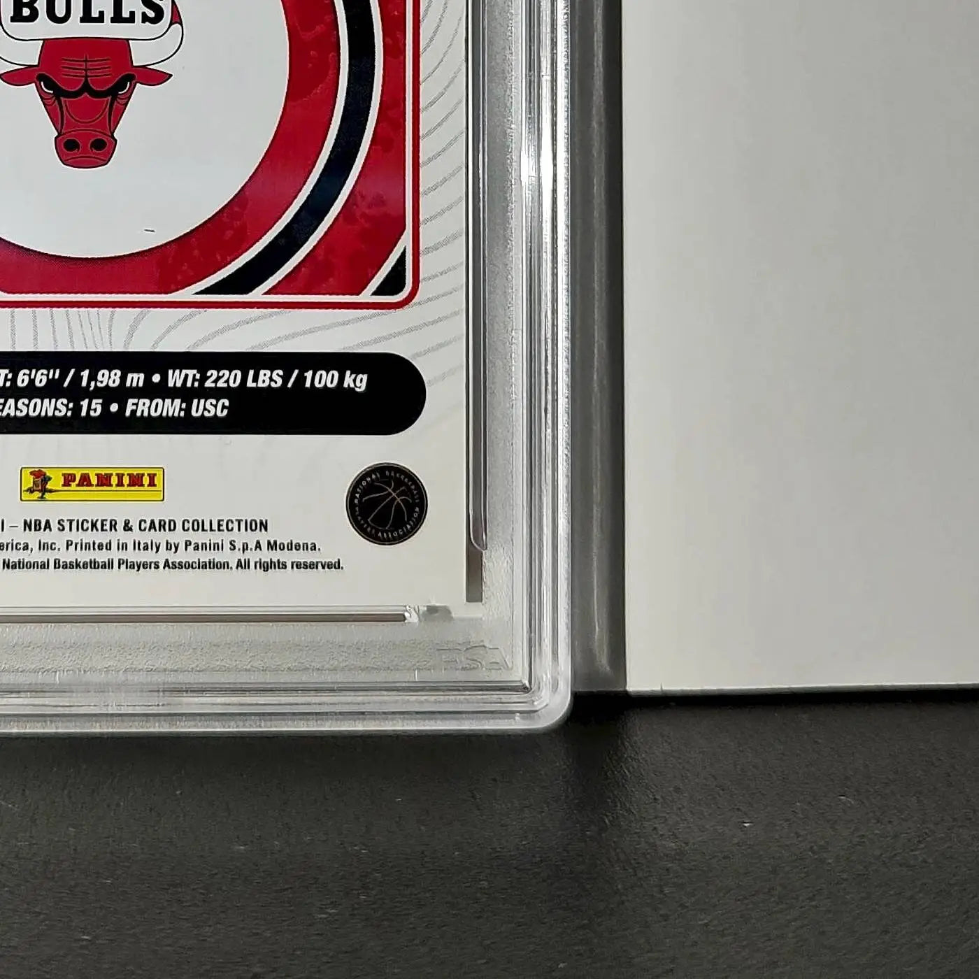 DeMar DeRozan 2023-24 Panini Sticker Cards #53 125/125 Red Foil Variant PSA 8