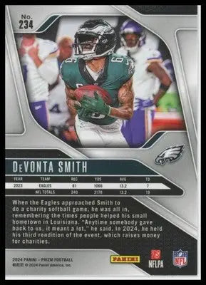 DeVonta Smith 2024 Panini Prizm #234 Philadelphia Eagles