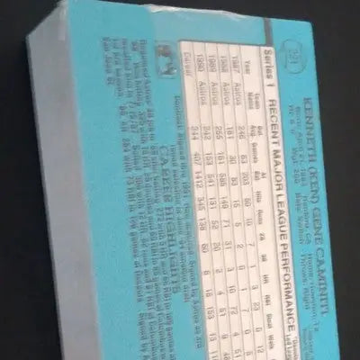 Donruss 1991 - sealed 50-card cellophane pack. Barry Bonds on top. NRMT - Baseball Card Box
