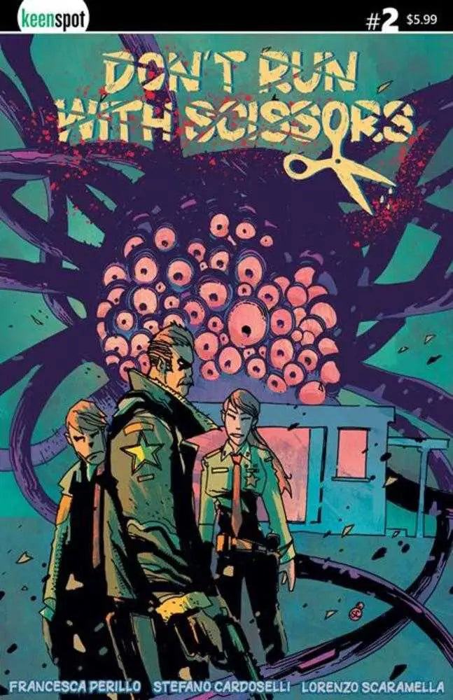 Comic book cover for Dont Run With Scissors #2 by Stefano Cardoselli