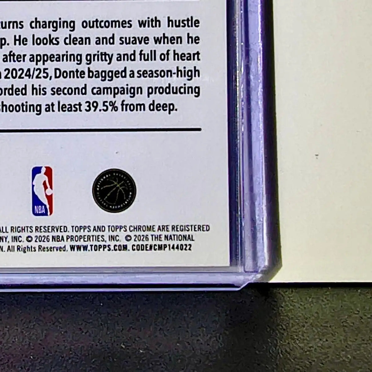 Donte DiVincenzo 2025-26 NBA Topps Chrome Update #108 Card Timberwolves - Basketball Card Single