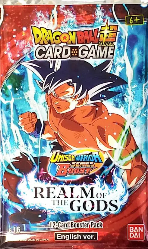 Dragon Ball Super Card Game Realm of the Gods (B16) Booster Pack - Dragon Ball Card Pack