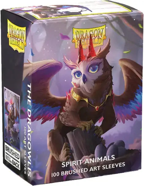 Dragon Shield Brushed Art Sleeves - The Dragowlis 100ct - Gaming Supplies - Card Sleeves
