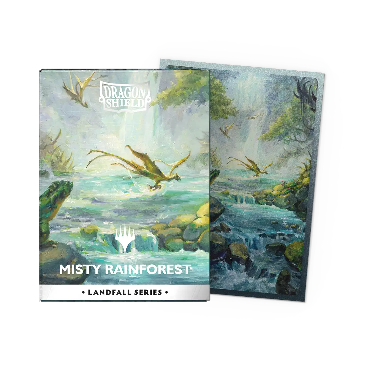 Dragon Shield ’Landfall Series’ - Misty Rainforest - Matte Dual Art Sleeves 100ct - Gaming Supplies - Card Sleeves