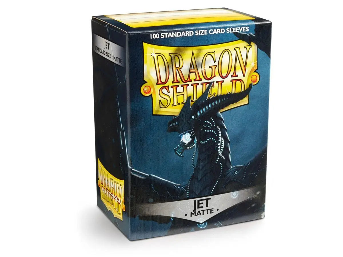 Dragon Shield Matte Sleeves - Jet ‘Bodom’ 100ct - Gaming Supplies - Card Sleeves