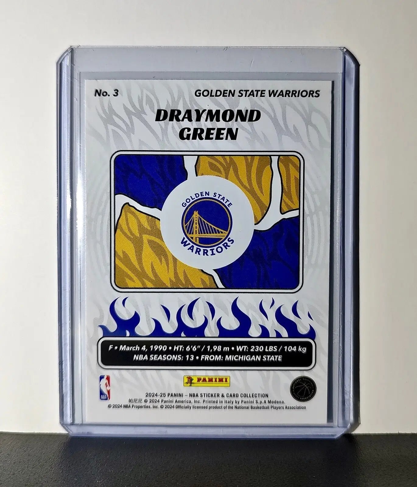Draymond Green 2024-25 Panini NBA #3 Sticker Card Golden State Warriors - Basketball Card Single