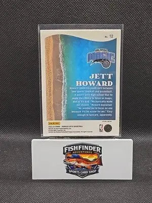 2023-24 Panini Donruss Optic - Splash! Jett Howard #12 Holo Prizm (RC) - Basketball Card Single