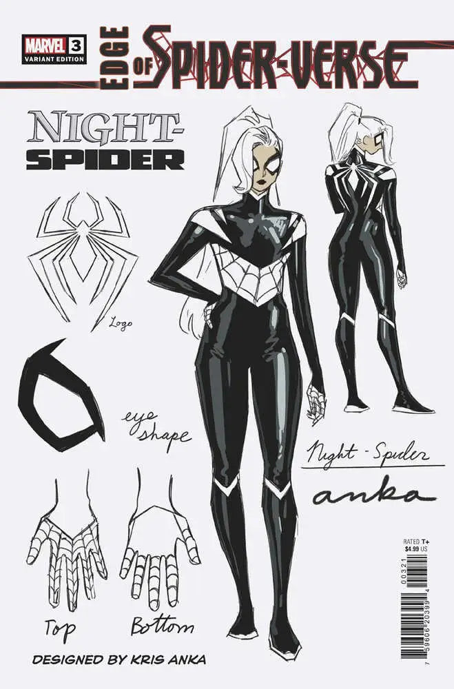Edge Of Spider-Verse #3 (Of 5) 10 Copy Variant Edition Anka Design Variant - Comic Book