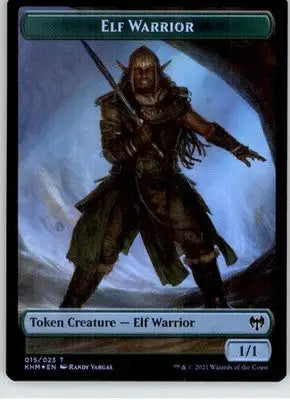 Elf Warrior // Angel Warrior Token - Kaldheim - 15 // 2 - Foil NM Magic - Magic Card Single