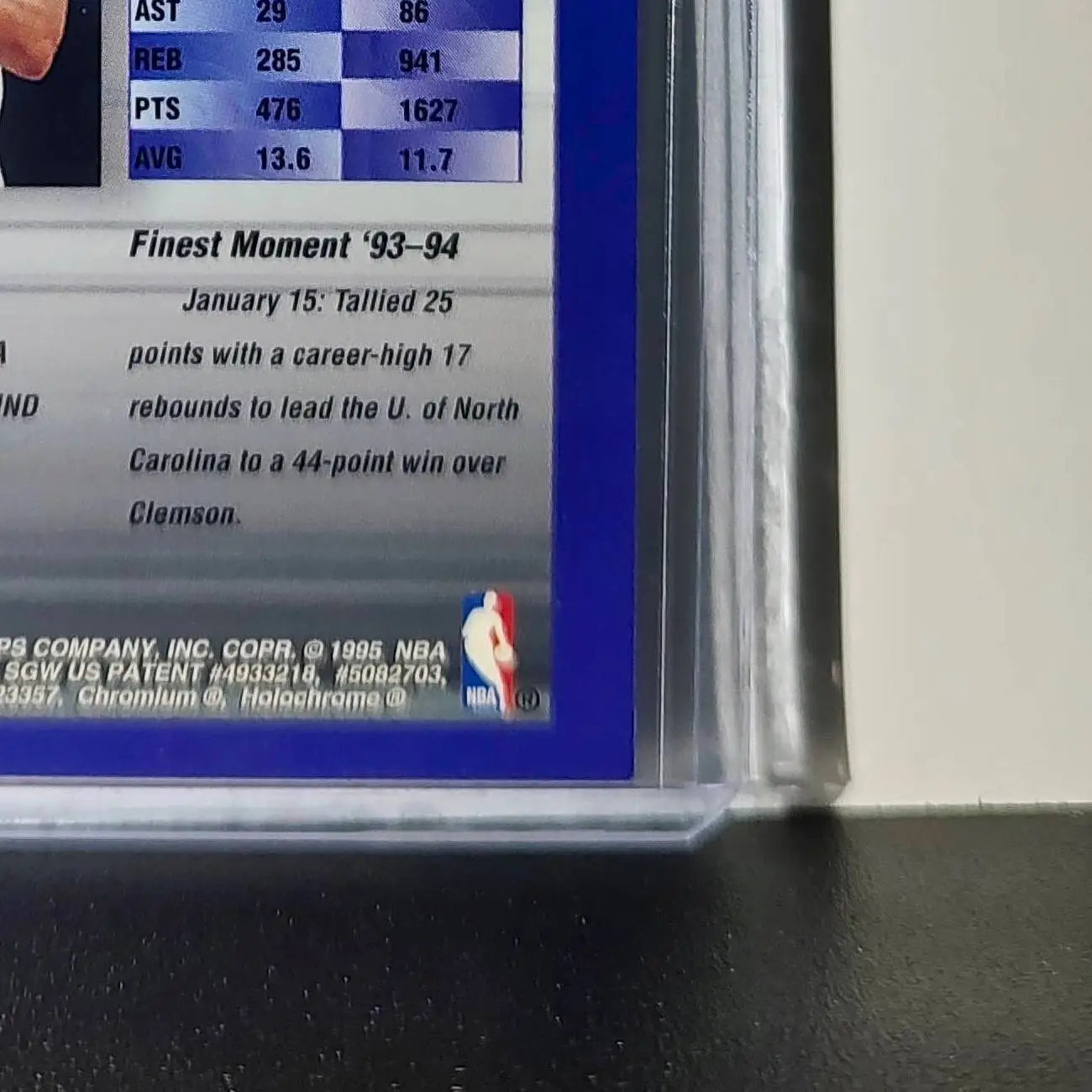 Eric Montross Rookie 1994-95 Topps Finest #273 Card - Basketball Card Single