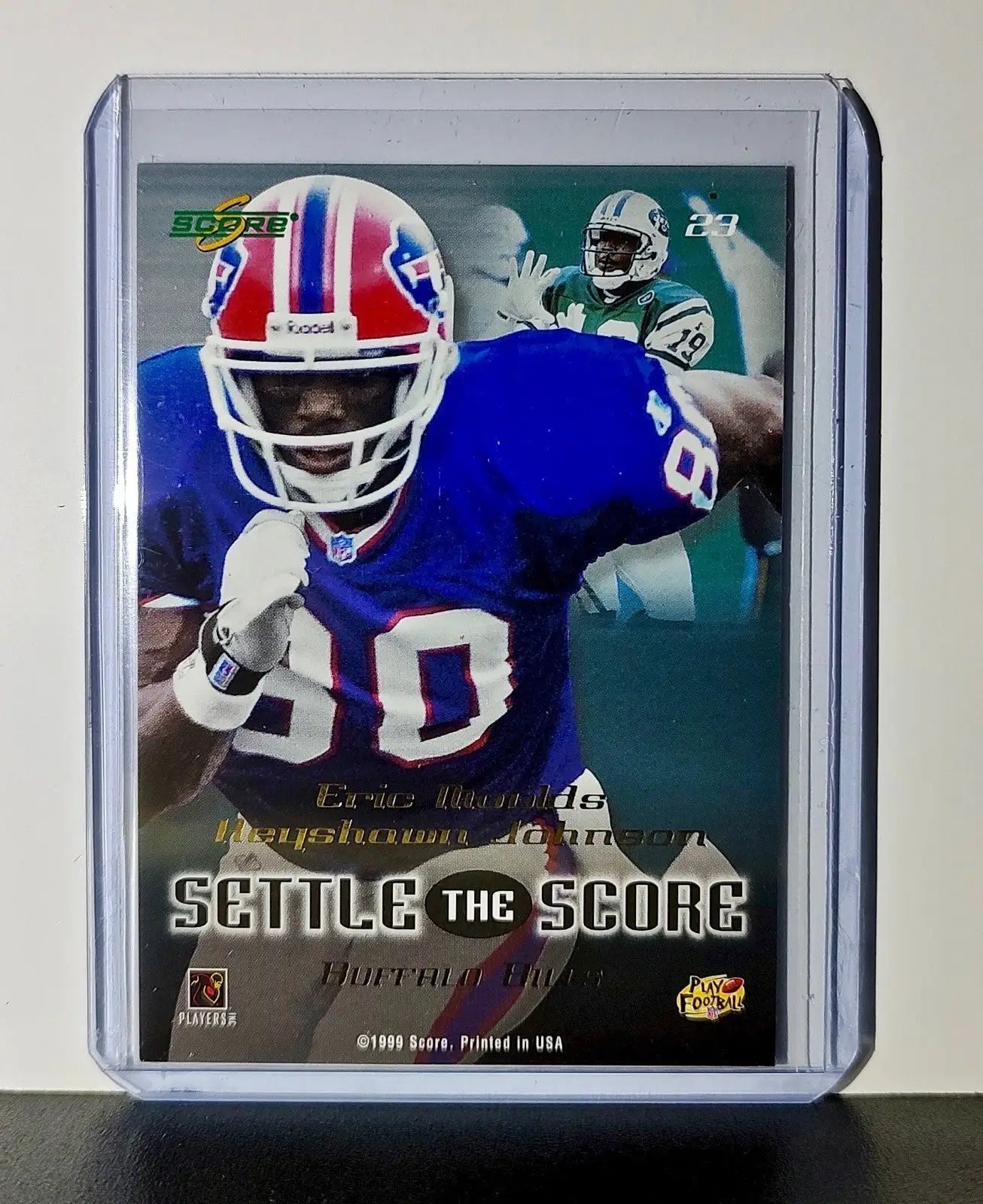 Eric Moulds / Heyshawn Johnson 1999 Score NFL #23 Cards Buffalo Bills / New York - Football Card Single