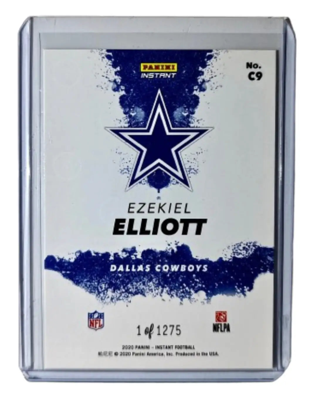 Ezekiel Elliott 2020 Panini NFL Instant My City #9 Football Card 1 of 1275 - Football Card Single