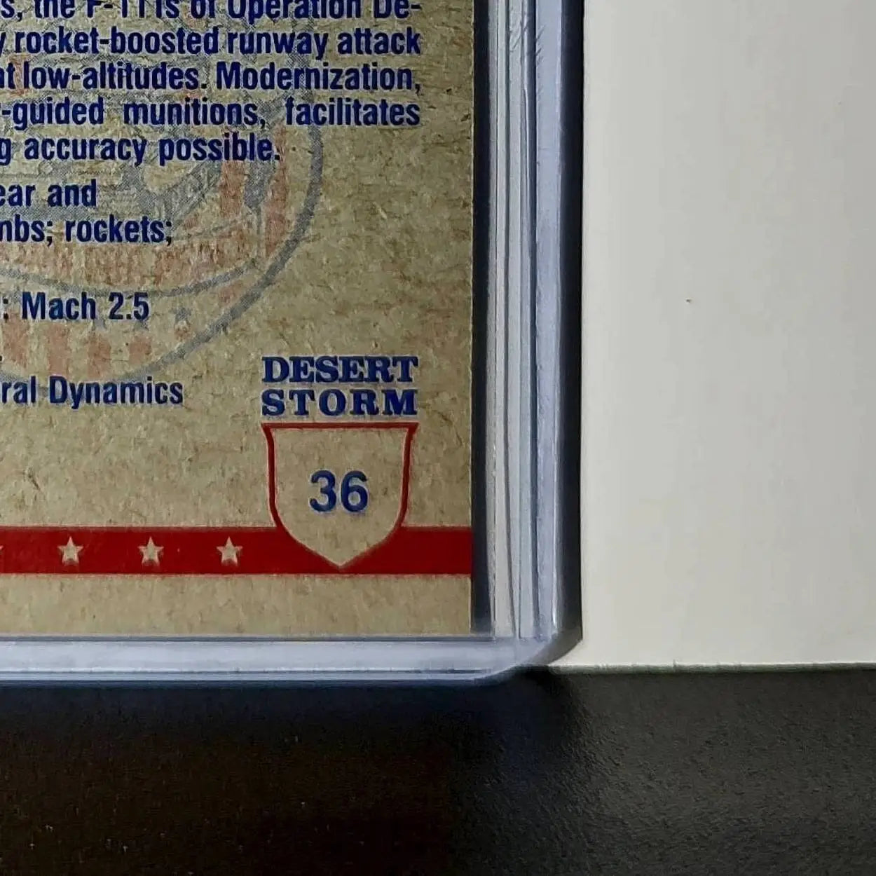 F-111 Bombers 1991 Topps Desert Storm #36 Card