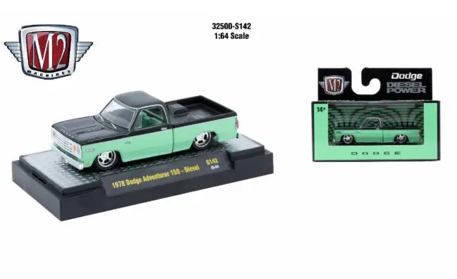 M2 Machines AutoThentics Rel S142 1:64 1978 Dodge Adventurer 150 Diesel - Collectibles