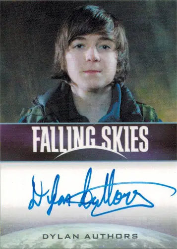 Autographed trading card of Dylan Authors as Jimmy Boland from Falling Skies Season Two