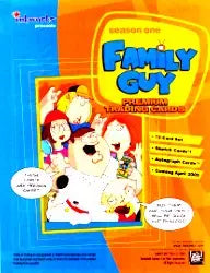 Colorful Fuzzy Fairy children’s craft kit on Family Guy Season One Trading Card Sell Sheet