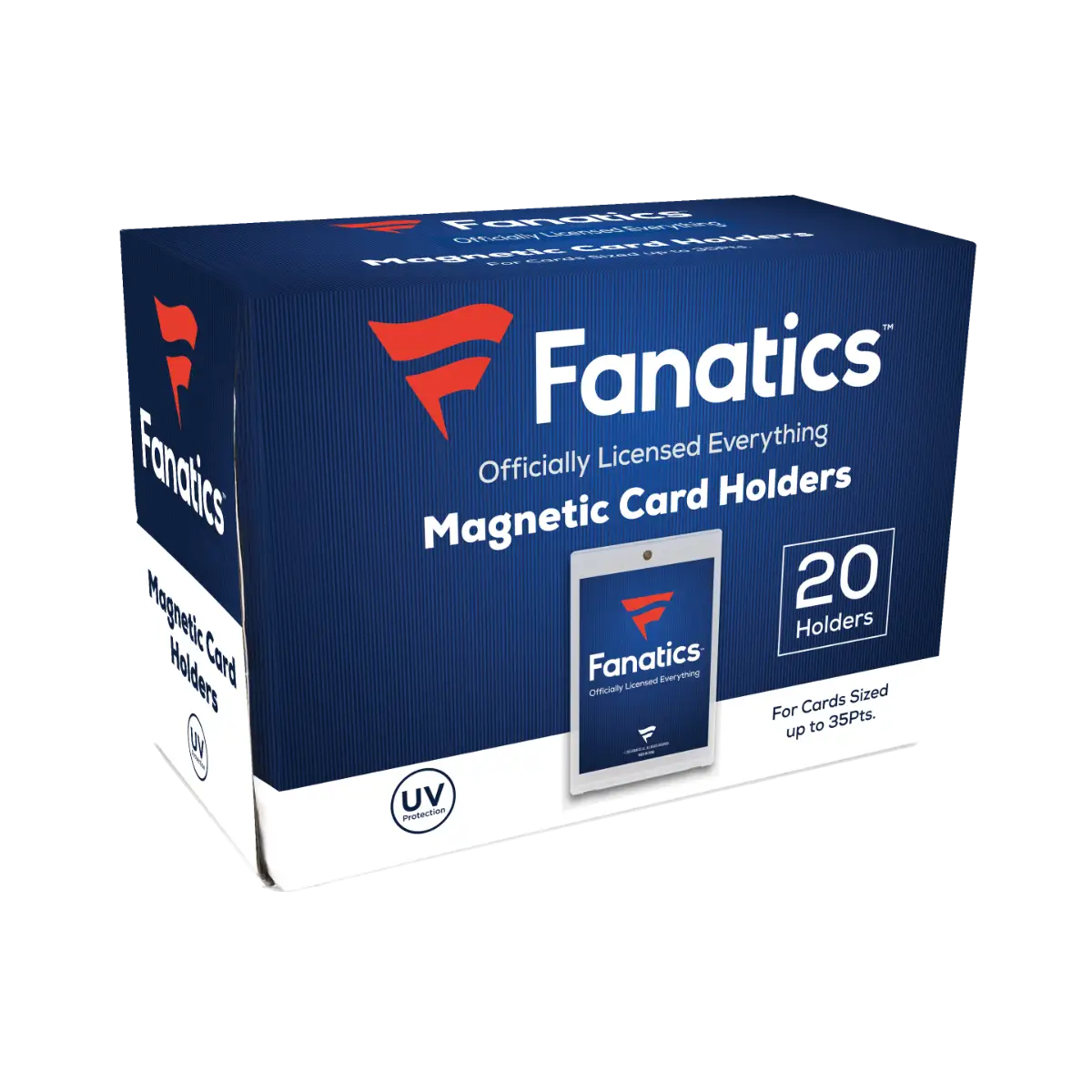 Fanatics 35pt Magnetic Holder - 20 Count - Trading Card Supplies - Card Storage