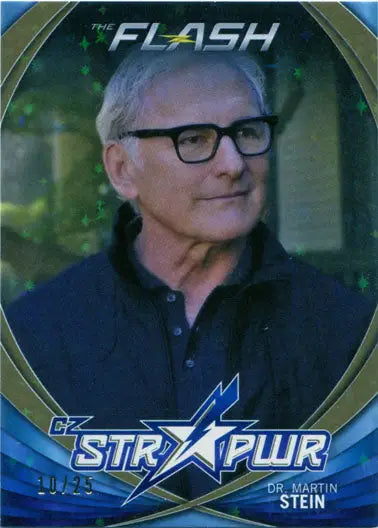 Trading card of Dr. Martin Stein from Flash Season 2 featuring Pwr Character Bios