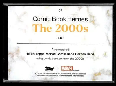 🌟 Flux, 2025 Topps Marvel 1975 Golden Anniversary #67 🌟 - Non-Sports Card Single