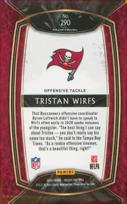 Football 2020 Panini Select #290 Tristan Wirfs RC RC - Football Card Single