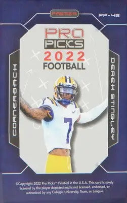 Football 2022 Pro Picks Premier #PP-48 Derek Stingley - Football Card Single