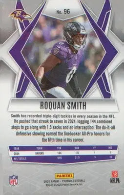 Football 2025 Panini Phoenix #96 Roquan Smith - Football Card Single