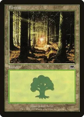 Forest (349) - Onslaught - 349 - MP Magic: The Gathering - Magic Card Single