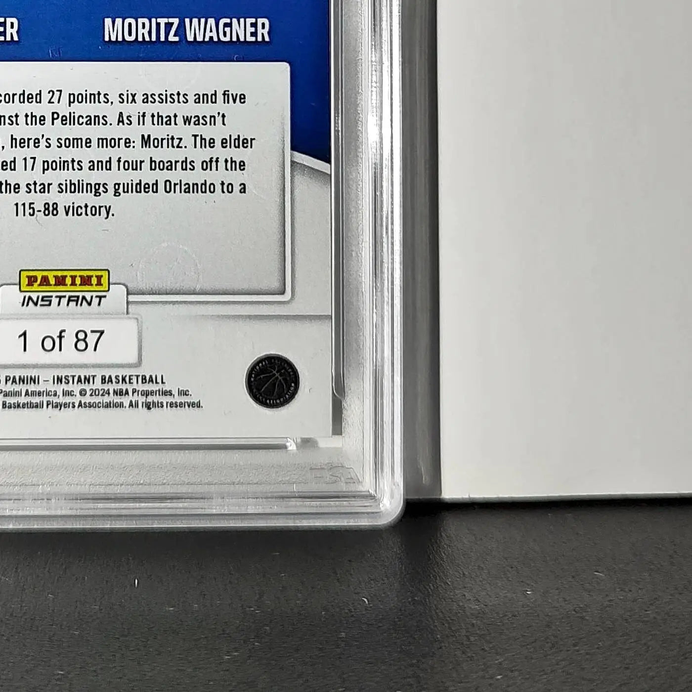 Franz Wagner / Moritz Wagner 2024 Panini NBA #90 Basketball PSA 10 Gem Mint - Basketball Card Single