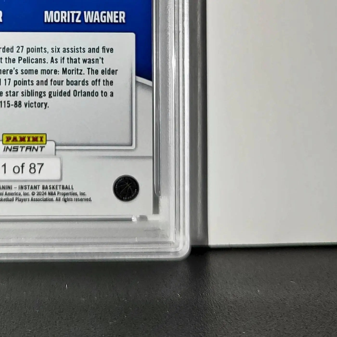 Franz Wagner / Moritz Wagner 2024 Panini NBA #90 Basketball PSA 10 Gem Mint