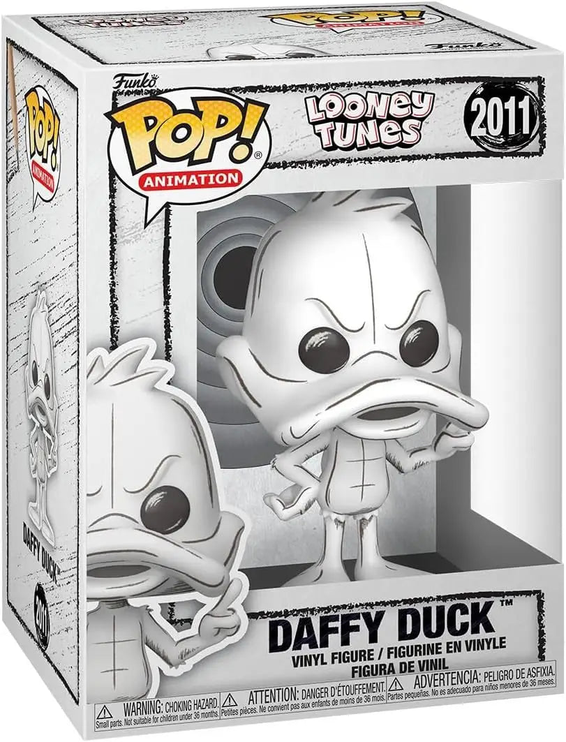 Funko POP! Animation: Looney Tunes Daffy Duck Sketched #2011 - Funko Pop