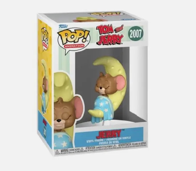 Funko POP! Jerry vinyl figure from Tom and Jerry sleeping on a crescent moon