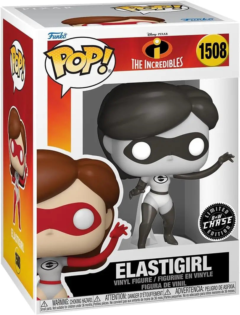 Funko POP! Elastigirl limited edition black and white chase vinyl figure from The Incredibles line