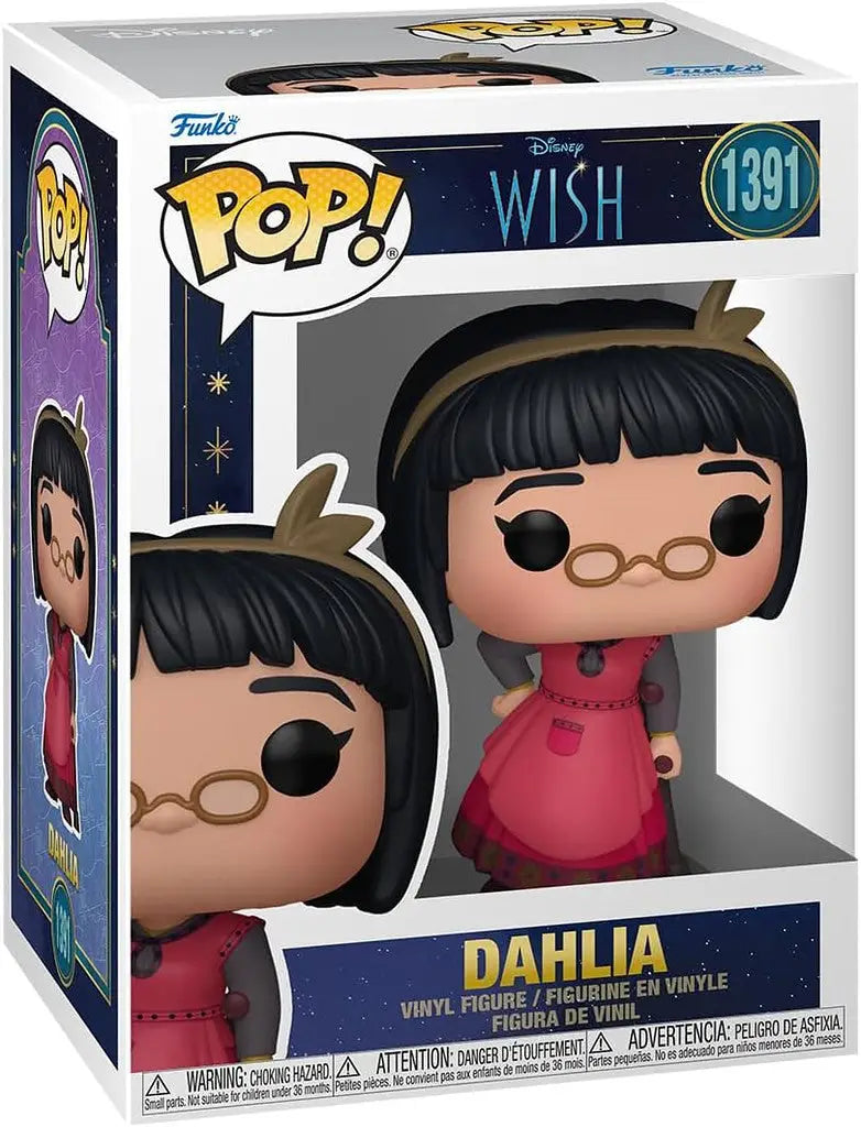 Funko Pop! Disney Wish Dahlia #1391 vinyl figure for collectors of trading cards