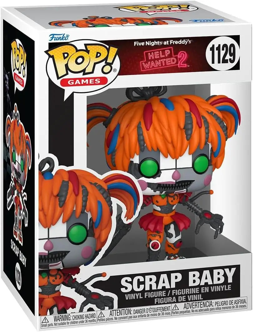 Funko POP! Games: Five Nights at Freddy’s Help Wanted 2 Scrap Baby #1129 - Funko Pop