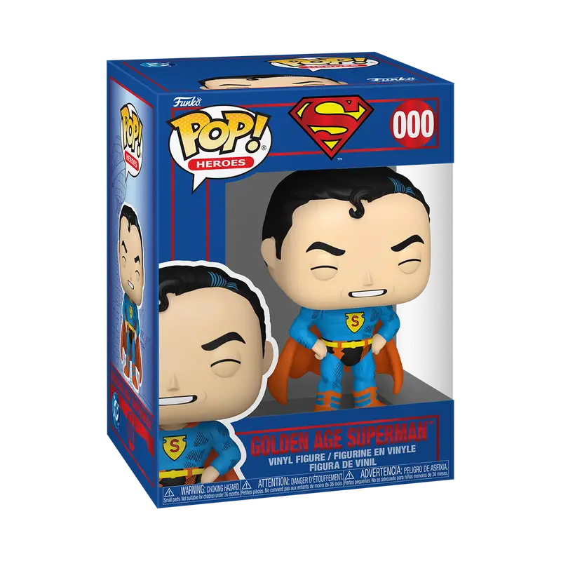 Funko Pop Heroes 609 Golden Age Superman - Funko Pop