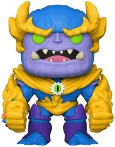 Cartoon Monster Figurine with Horns and Fangs from Monster Hunters Thanos #993