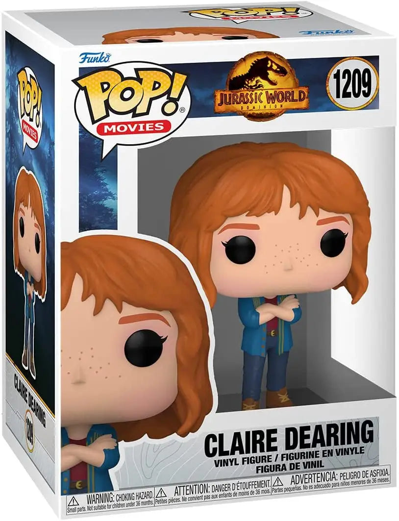 Funko Pop Claire Dearing figurine from Jurassic World #1209 for trading cards collectors