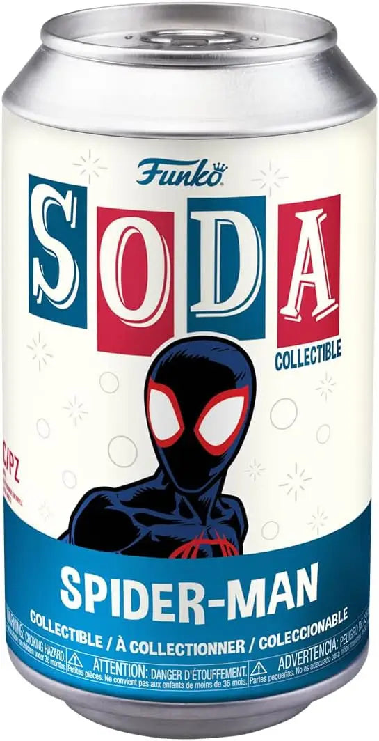Funko Soda Spider-Man collectible can from Spider-Man Across The Spider-Verse series