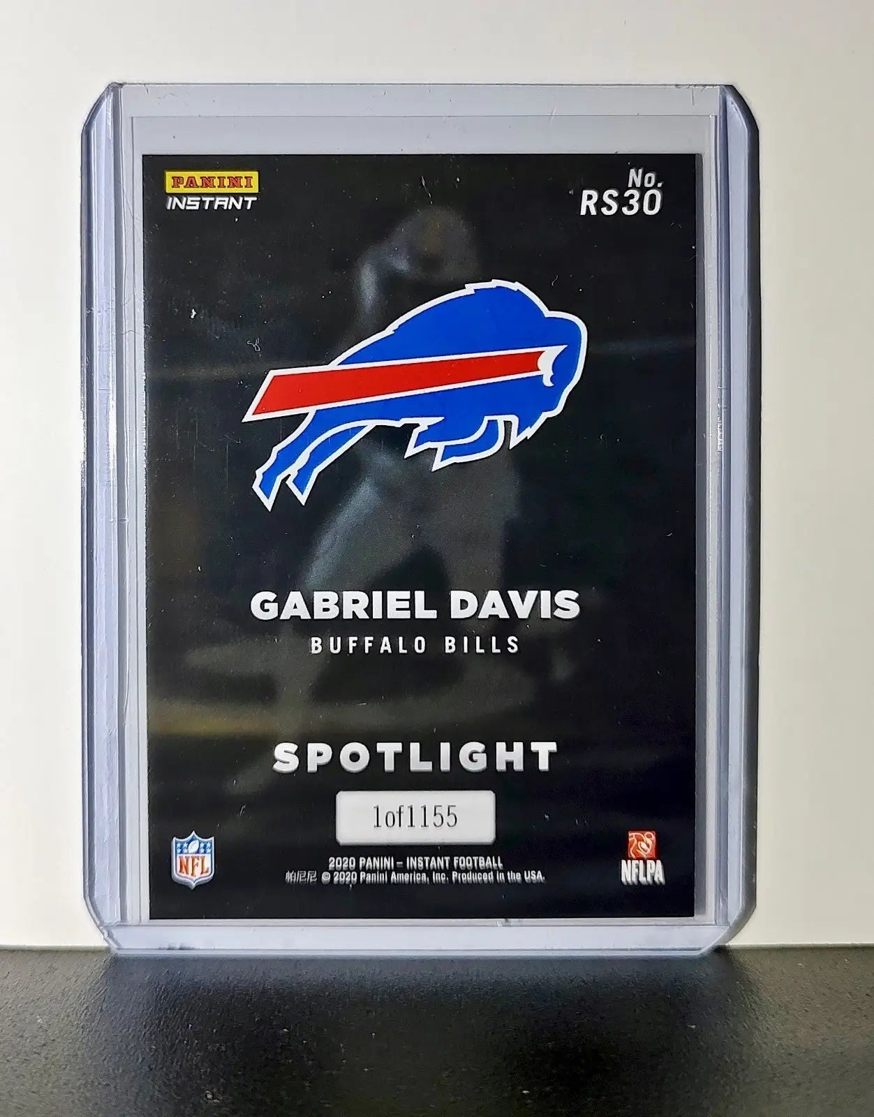 Gabriel Davis Rookie 2020 Panini NFL #30 Rookie Spotlight Card Buffalo Bills - Football Card Single